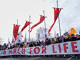 Pochod pro �ivot (March for Life) v americkém Washingtonu, D.C. (23. ledna 2026)