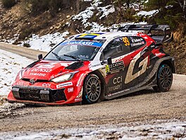 Oliver Solberg b�hem Rallye Monte Carlo