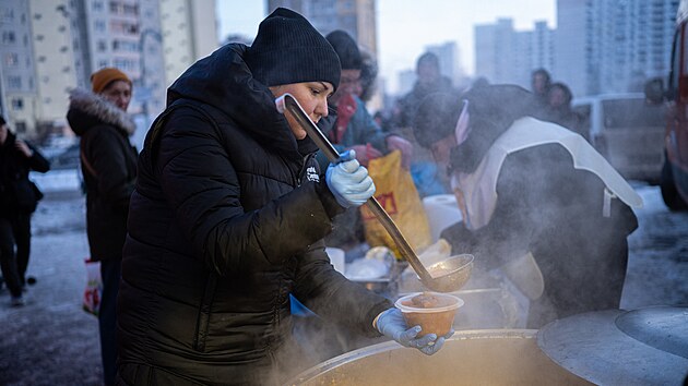 Ukrajinsk� hlavn� m�sto Kyjev su�uj� v�padky elekt�iny. (21. ledna 2026)