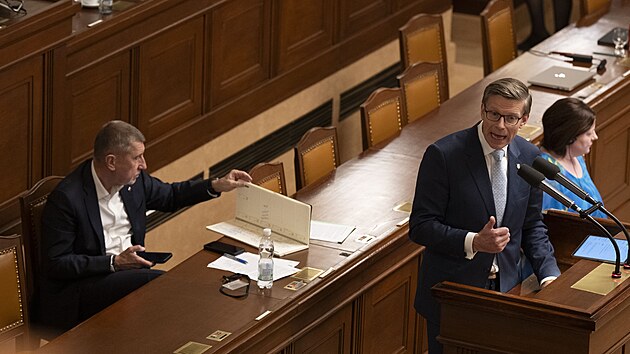 P�t opozi�n�ch stran vyvol� hlasov�n� o ned�v��e vl�d�, ozn�mil ve Sn�movn� p�edseda ODS Martin Kupka. (28. ledna 2026)