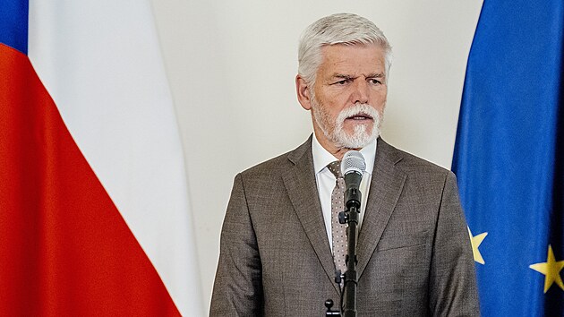 Tiskov� konference prezidenta Petra Pavla po sch�zk�ch s l�dry stran. (6. ��jna...