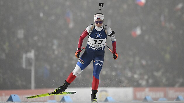 Jessica Jislov� na trati vytrvalostn�ho z�vodu v Nov�m M�st� na Morav�.