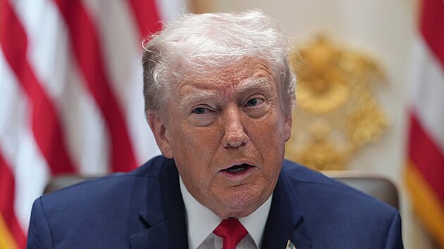 Americk� prezident Donald Trump b�hem jedn�n� sv�ho kabinetu. (29. ledna 2026)