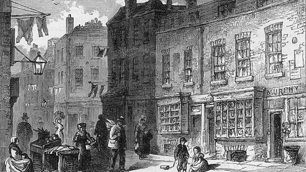 Slumy byly odvr�cenou tv��� spole�nosti. Ten v St Giles mezi nimi b�dou vynikal.