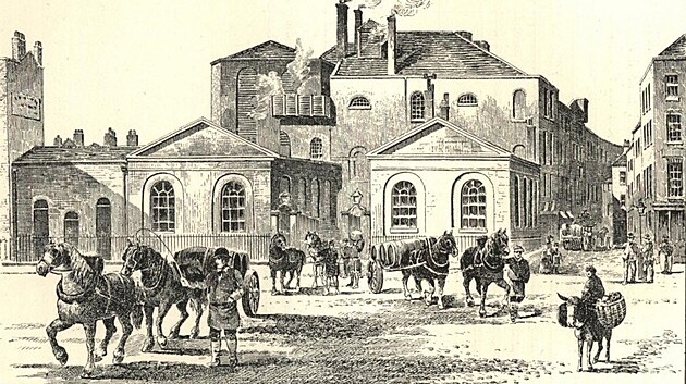 Pivovar Meux z�soboval Lond�n �ern�m pivem.