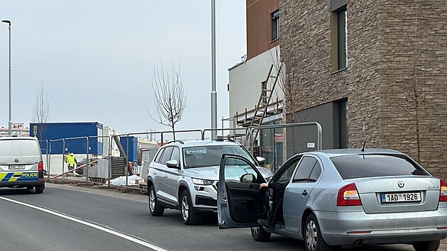 P�i p�du z le�en� zem�el mu� v pra�sk�ch �eporyj�ch. (21. ledna 2026)