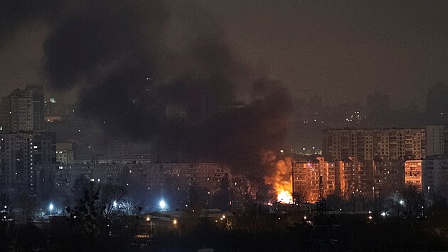 Rusk� drony �to�ily na ukrajinsk� hlavn� m�sto Kyjev, jeden �lov�k zem�el. (24. ledna 2026)