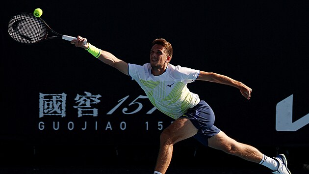 V�t Kop�iva se natahuje po m��i v prvn�m kole Australian Open.