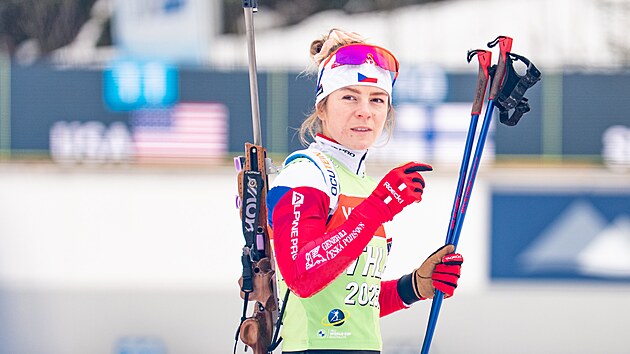 Tereza Vinklárková v Ruhpoldingu