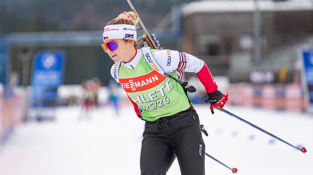 Tereza Vinkl�rkov� na tr�ninku v Ruhpoldingu