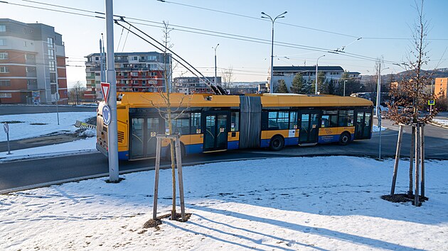 Zl�nsk� radnice chyst� napojen� kruhov� k�i�ovatky na Kocand� na s�dli�ti Ji�n� Svahy na ��st Podles�. (leden 2026)