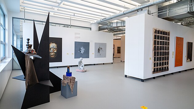 Expozice v Krajsk� galerii v�tvarn�ho um�n� ve Zl�n�. (leden 2026)