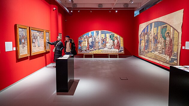 Expozice v Krajsk� galerii v�tvarn�ho um�n� ve Zl�n�. (leden 2026)