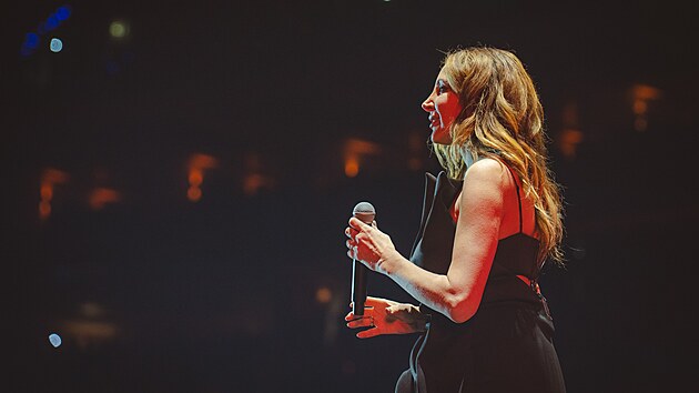 Olga Lounov� na Koncert� pro Patrika (19. ledna 2026, O2 arena, Praha).