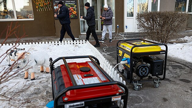 Ukrajinsk� hlavn� m�sto Kyjev su�uj� v�padky elekt�iny. (20. ledna 2026)