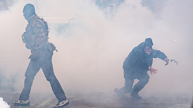 Ameri�t� feder�ln� agenti zasahuj� v Minneapolisu. (21. ledna 2026)