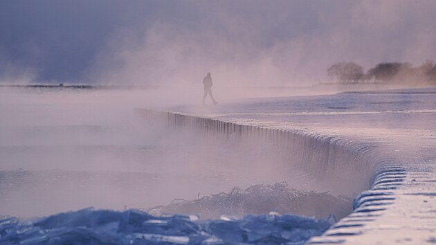 Zima v Chicagu (23. ledna 2026)