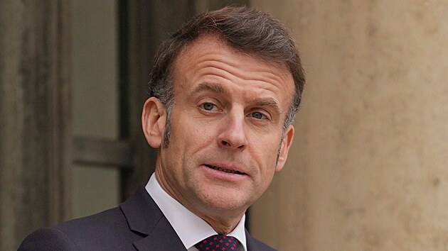 Francouzsk� prezident Emmanuel Macron se v Pa��i se�el se slovensk�m premi�rem Robertem Ficem. (29. ledna 2026)