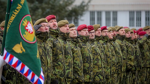 Ministr obrany Jarom�r Z�na nav�t�vil t�borsk� kas�rna Prokopa Hol�ho. (23. ledna 2026)