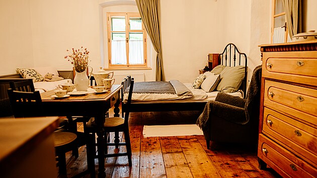 Pokoj s p�vodn� podlahou