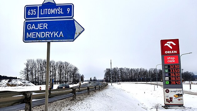 D�lnice u Svitav odvedla i podstatnou ��st z�kazn�k� od dvou �erpac�ch stanic.