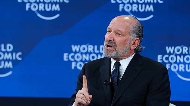 56. v�ro�n� zased�n� Sv�tov�ho ekonomick�ho f�ra (WEF) v Davosu. (20. ledna 2026)