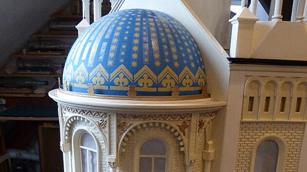 Barevnosti modelu jeho autor konzultoval s pam�tk��i.