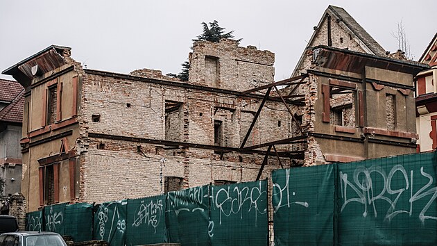 Historick� vila na pra�sk�ch Vinohradech je aktu�ln� v dezol�tn�m stavu. (29. ledna 2026)