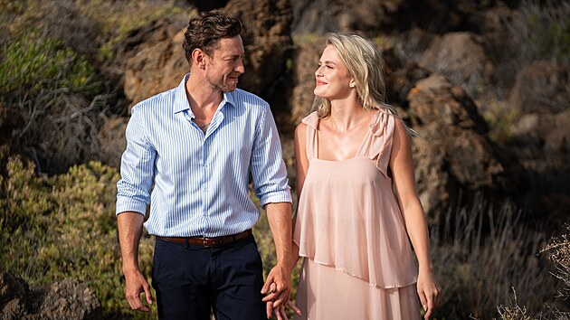 Martin Dubovick� a Pavla Van��kov� v show Bachelor �esko 2 (ostrov Tenerife, �pan�lsko, 2025)