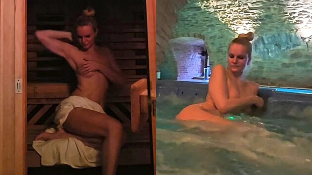Iva Pazderkov� p�ekvapila s�ri� odv�n�ch sn�mk� z wellness pobytu, kter� zve�ejnila na sv�m instagramov�m profilu. (leden 2026)