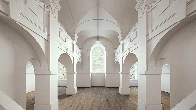 Vizualizace projektu v Invalidovn�. Budova projde obnovou za dv� miliardy korun. Vznikne tam multifunk�n� s�l i galerie.