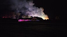 Požár staven�­ na Ä�eskobudÄ�jovicku způsobil škodu za nÄ�kolik milionů korun