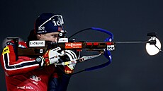 Johan-Olav Botn p�i nást�elu v Novém M�st� na Morav�.