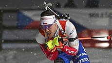 Michal Kr�má� ve vytrvalostním závodu v Novém M�st� na Morav�.