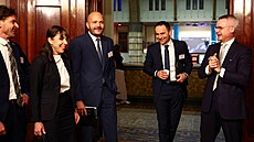 Majitele spole�nosti CSG Michala Strnada uvítal generální �editel burzy...