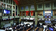 Interiér burzy v Amsterdamu, Nizozemsko, 23. ledna 2026.