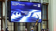 Debut CSG na burze Euronext Amsterdamu, 23. ledna 2026.