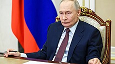 Ruský prezident Vladimir Putin v Kremlu na zasedání s vládou (21. ledna 2026)