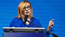 Ministryn� financí Alena Schillerová na volebním sn�mu hnutí ANO (24. ledna...