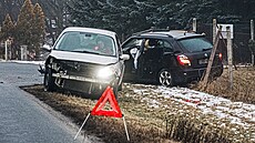 Nehody zap�í�in�né ledovkou u St�elic na Brn�nsku, (23.ledna 2026)