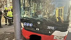 Nehoda autobusu v pra�ských Let�anech (20. ledna 2026)