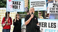 Protest v Pa�í�i za férové zdan�ní bohatých (28. zá�í 2025)