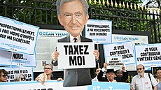 Protest v Pa�í�i za férové zdan�ní bohatých (28. zá�í 2025)