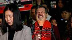 Protesty a truchlení obyvatel� minnesotského Minneapolisu po zabití Alexe...