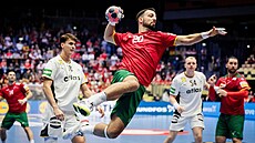 Portugalský házená� Miguel Neves.