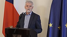 Tisková konference prezidenta Petra Pavla ke komunikaci od místop�edsedy vlády...