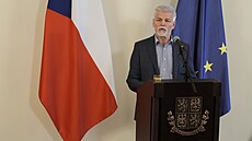 Tisková konference prezidenta Petra Pavla ke komunikaci od místop�edsedy vlády...