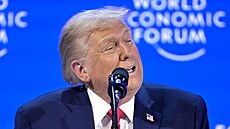 Prezident Donald Trump hovo�í b�hem 56. výro�ního zasedání Sv�tového...