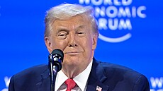 Americký prezident Donald Trump p�i projevu na 56. výro�ním zasedání Sv�tového...