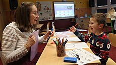 Na zápis do první t�ídy v karvinské Základní �kole Prameny bylo p�ihlá�eno...